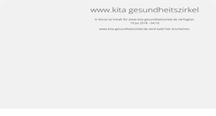 Desktop Screenshot of kita-gesundheitszirkel.de